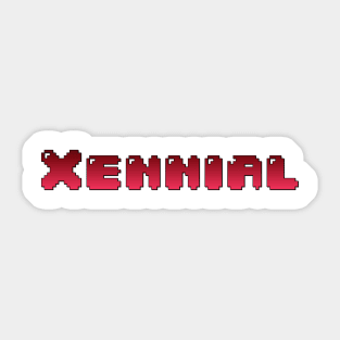 Xennial Sticker